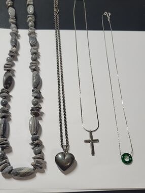 Heart Pendant Necklace Lot